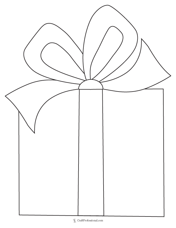 Christmas Present Coloring Pages For Kids