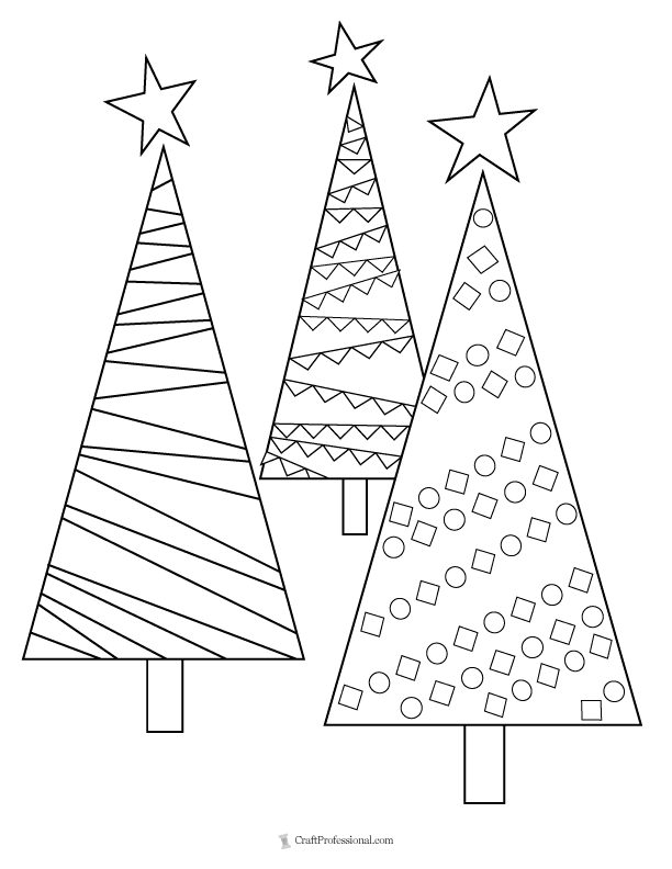 christmas cones coloring pages