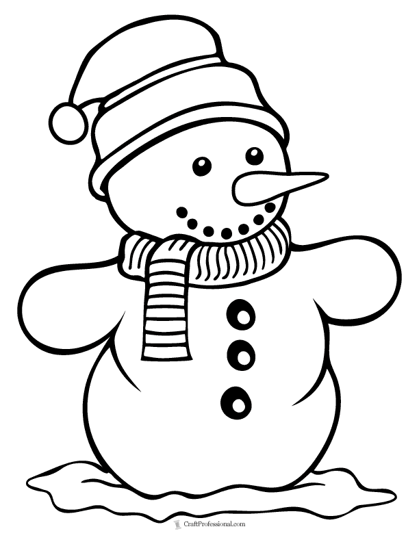 53 Christmas Coloring Pages for Kids FREE