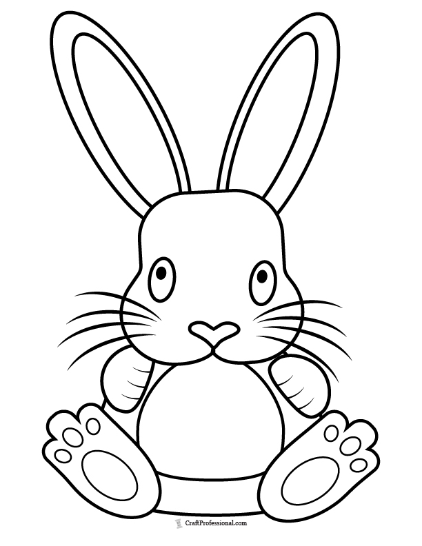 cute easter bunnies drawings