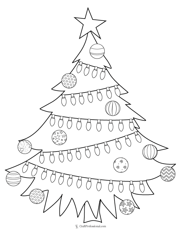 Coloring Pages Of Christmas Trees 2022 Christmas 2022 Update