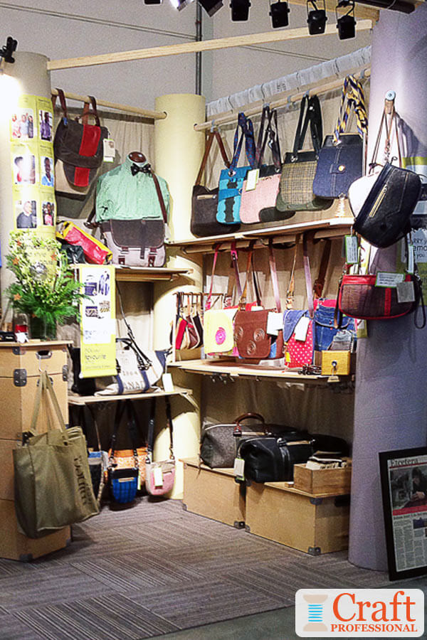 Handbag Display Ideas - 9 Gorgeous Craft Booth Photos