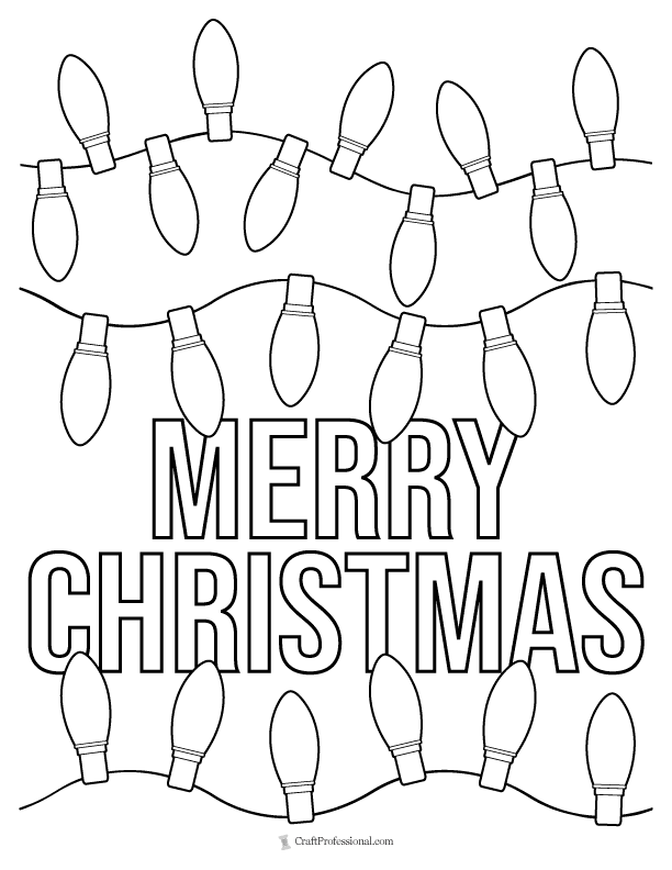 140 Printable Christmas Coloring Pages FREE