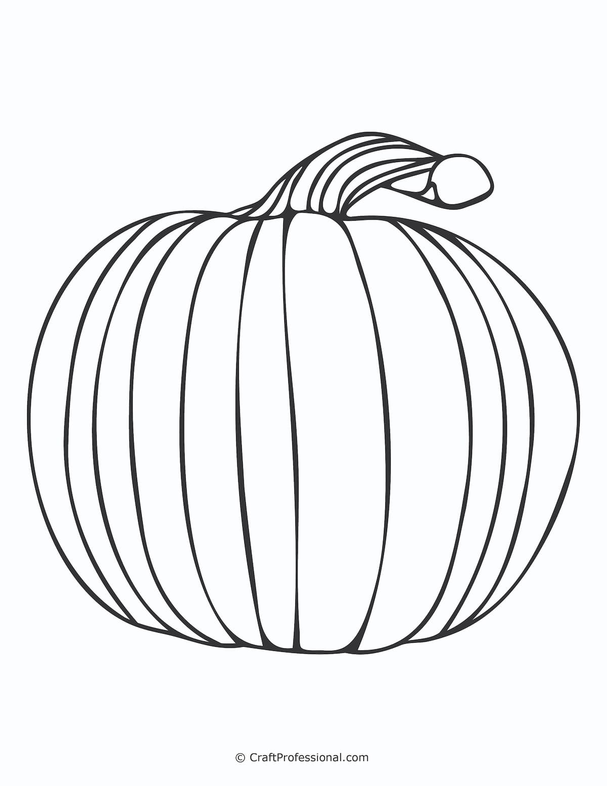 fall pumpkin coloring pages