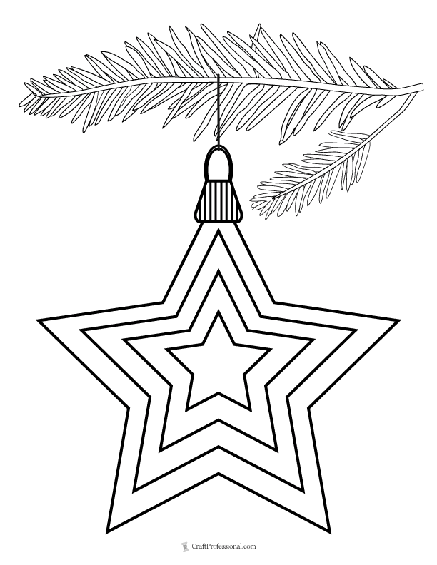 Continuous one line drawing of the Christmas star 12615980 Vector Art at  Vecteezy
