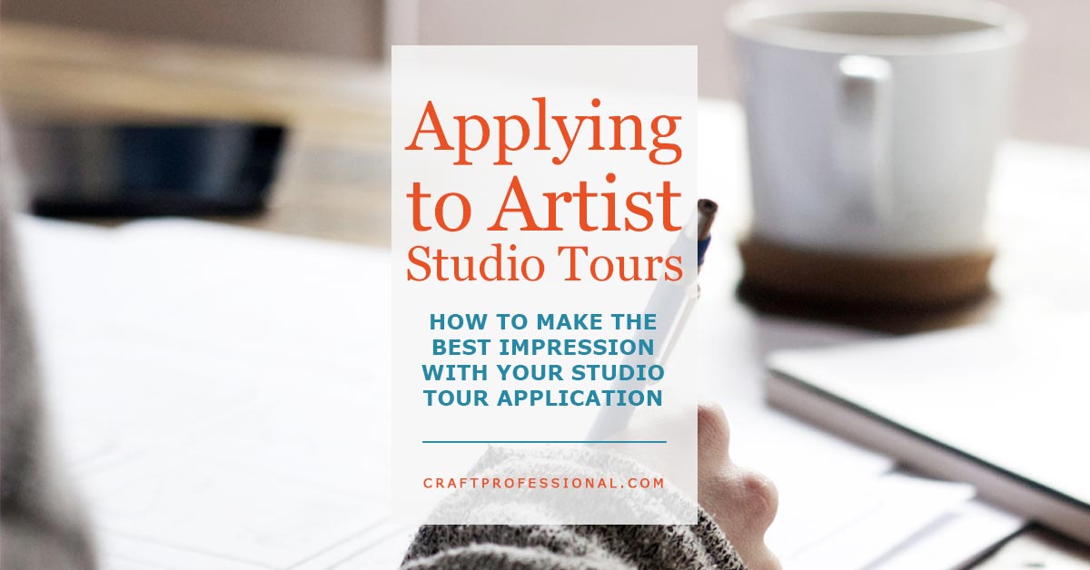 Applying to Artist Studio Tours
